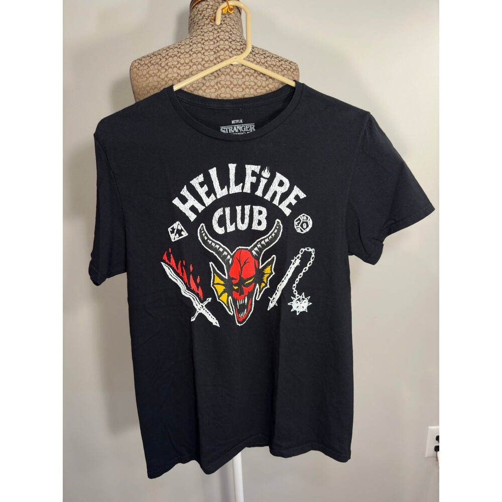 Stranger Things Hellfire Club Logo Mens T-Shirt